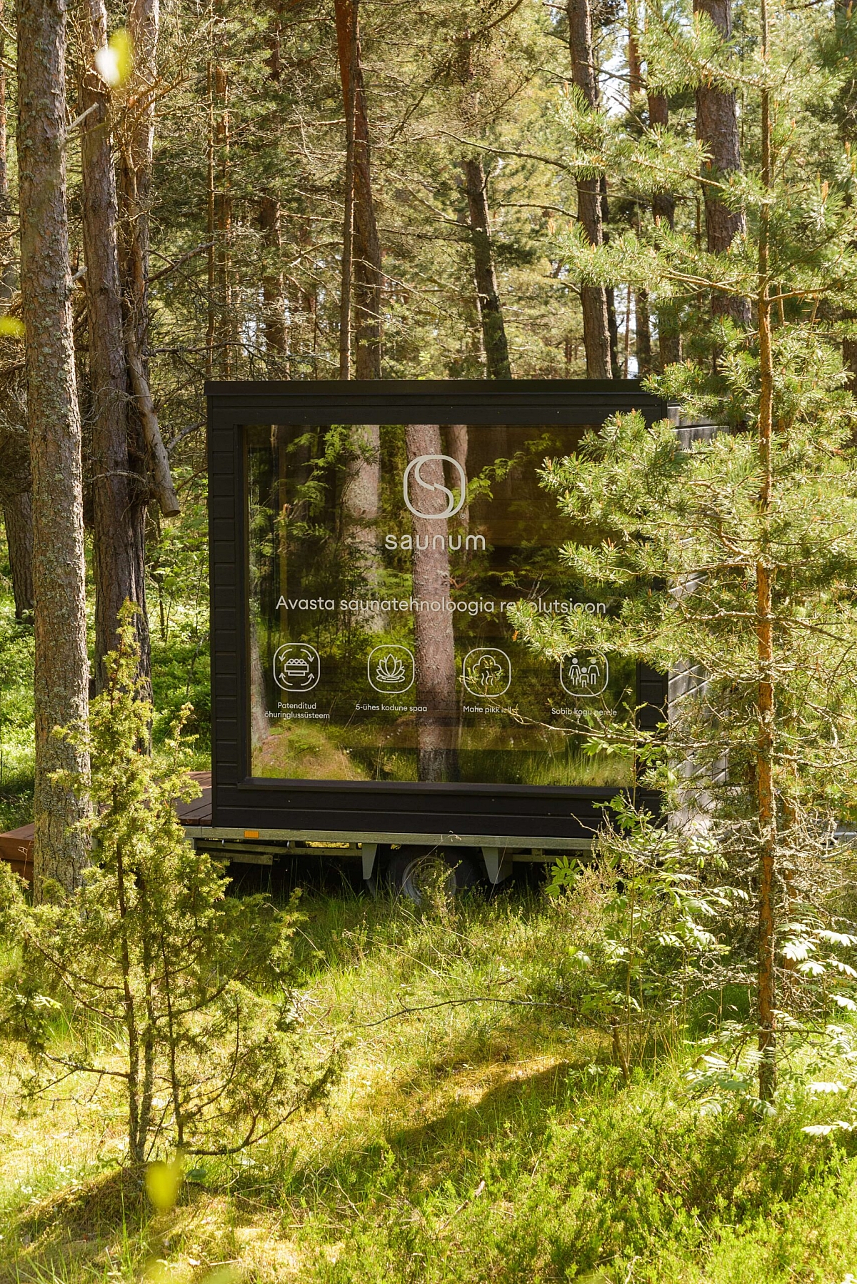Saunumi uus 7-kohaline haagissaun viib hea leili sinna, kus seda vaja on
