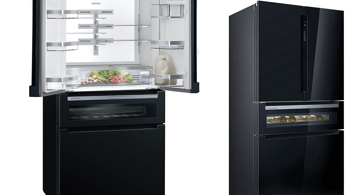 Külmik kolme uksega (koos veini- ja sügavkülmikuga) Siemens iQ700 KF96RSBEA . Pilt: K-rauta.ee