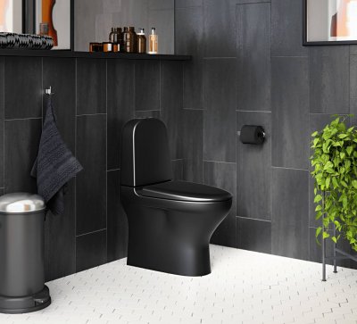 Estetic WC-pott, värv Ebony matt must