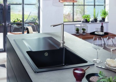 Villeroy & Boch köögivalamu Siluet Ebony