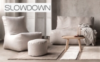 SLOWDOWN (Pusku Pusku) bean bags logo