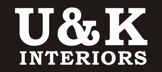 U&K INTERIORS sisustusarkkitehti Ulla Kerge ja sisustusliikke logo