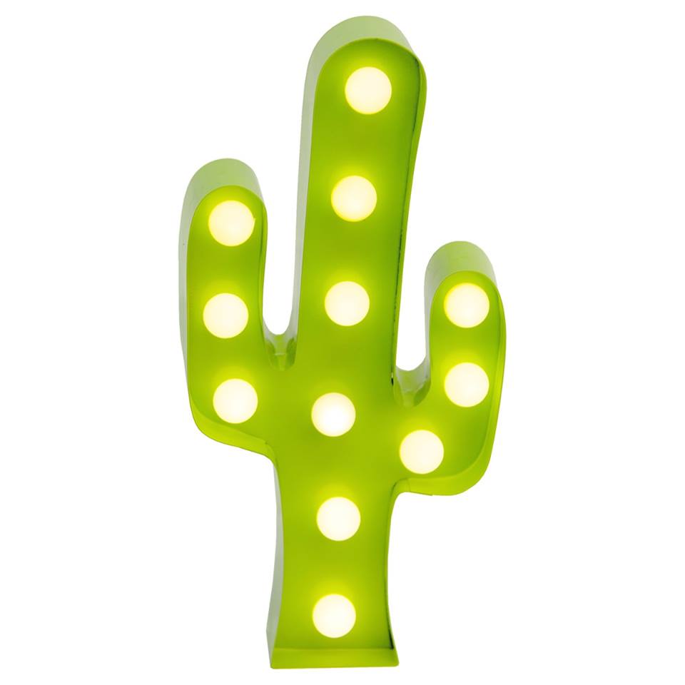LED-valgusti kaktus lastetuppa