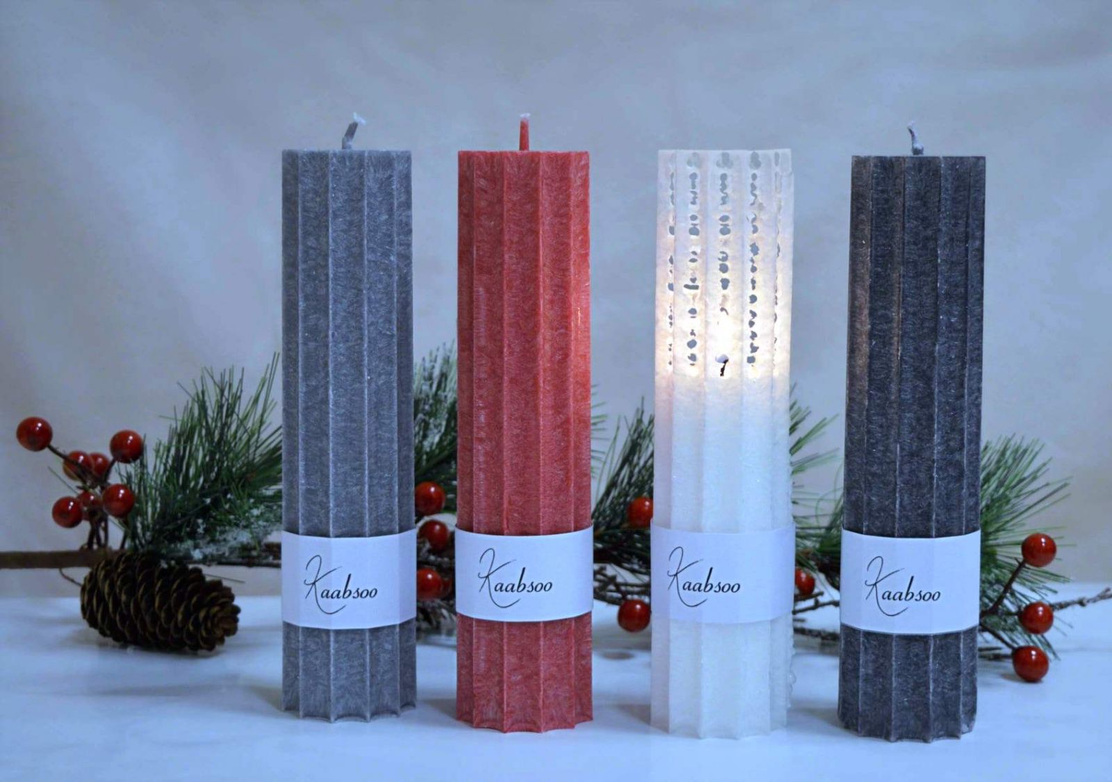 KAABSOO Steariinküünla seintest moodustub põlemisel võrkpits (latern).