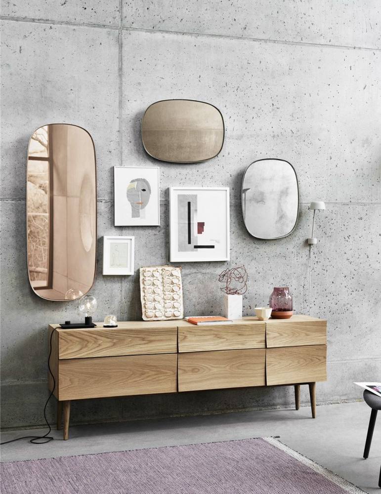 Framed peeglid sobivad lisaks vannituppa ka elutuppa, esikusse ja magamistuppa. Tootja: Muuto