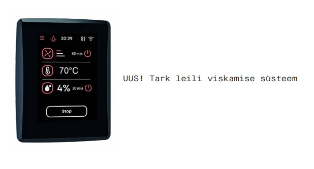 Saunum AutoLeil on tark ning iseõppiv kerisele automaatselt vee juhtimise süsteem.