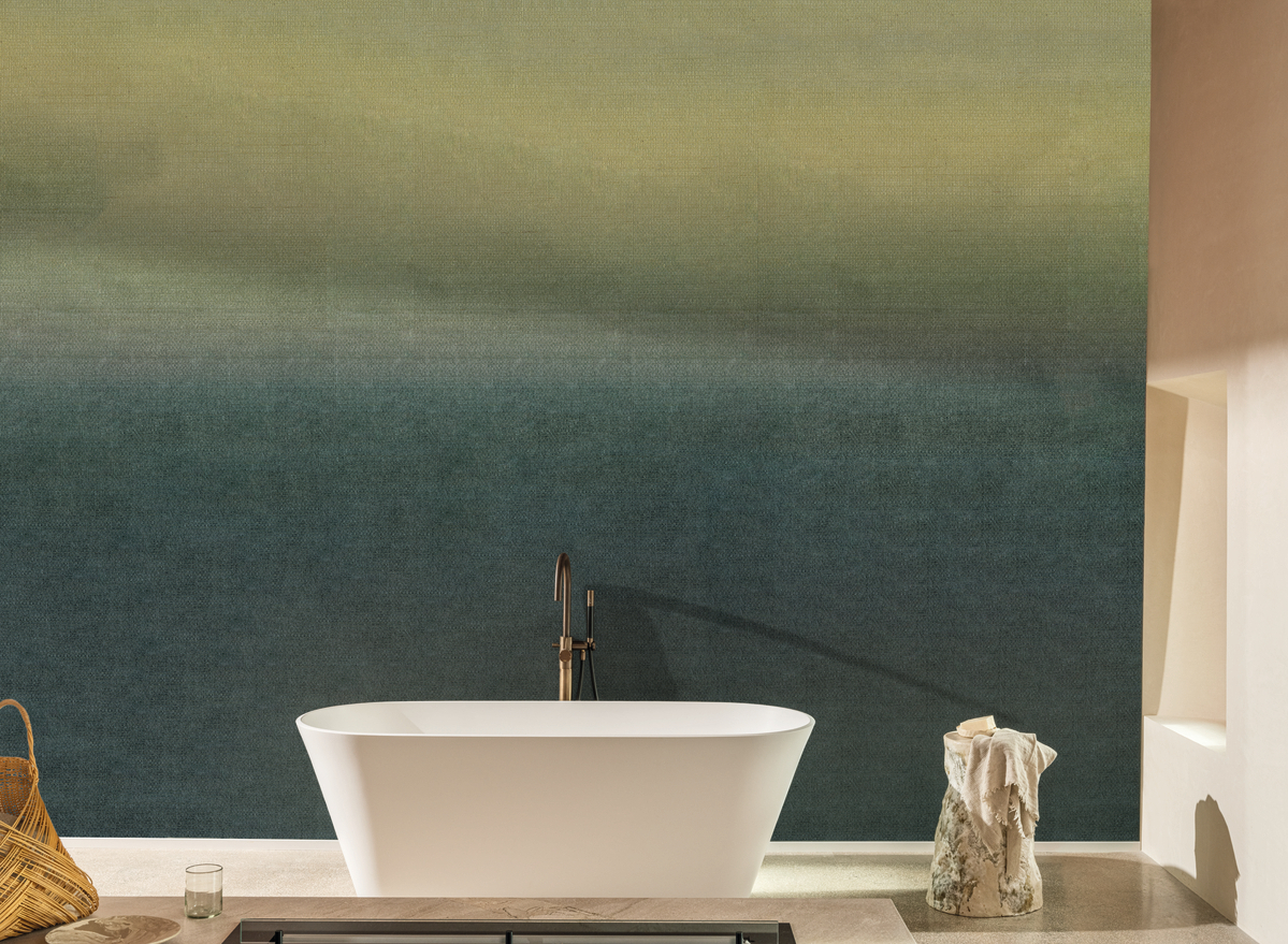 Siidisel põhjal on õrnad, luksuslikud ja soojad toonid. Värvid sulanduvad akvarelliliselt üksteise sisse ning koos meenutavad veidi vikerkaart. POESIES DE L INSTANT, Élitis. 